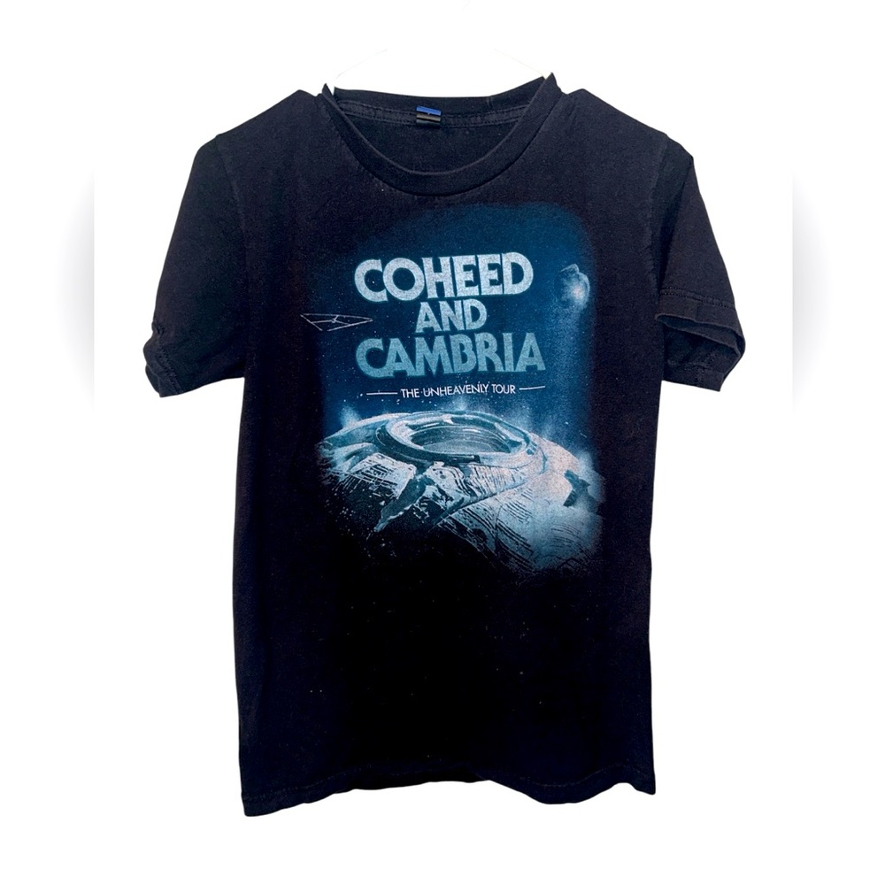 Coheed and Cambria The Unheavenly TourBlack Graphic T-Shirt Size Small